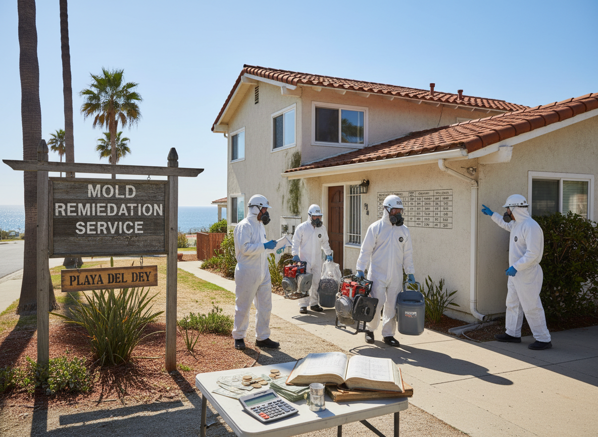 Typical Costs for Mold Remediation Service Playa Del Rey in Single Family Homes