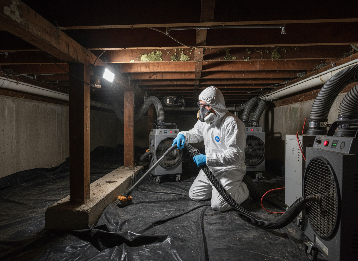 Crawl Space Mold Removal in Playa Del Rey, CA
